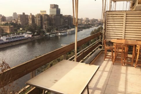Nile View Apartment for rent fully furnished in Zamalek,
